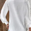 Femmes Blouses chemises élégant automne à manches longues col en v dentelle Patchwork chemise à la mode blanc ample ajustement bureau décontracté 231019