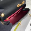 Designer crossbody bolsa de ombro de luxo bolsa de corrente 10a bolsa de couro genuíno replicação de nível superior com caixa