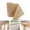 Table Runner DIY Jute Line Vintage 30cmx1000cm Burlap Roll Rustic Wedding Decoration Party Country Home Chair Decor 231019