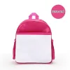 Mochila de sublimação para jardim de infância, mochila escolar para crianças pequenas, para meninas, meninos, alça ajustável, design, atacado b1026