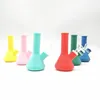 Hookahs 5.0 polegadas design de copo Bongs de silicone inquebrável plataforma de petróleo bongo de água com tigela de vidro tubo de água de silicone