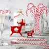 Christmas Decorations 20/10PCS Candy Cane Christmas Tree Hanging Decor Xmas Prop Ornaments Navidad Natal Happy New Year 2024 Ornaments Christmas x1020