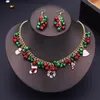 Necklace Earrings Set Fashion Women's Christmas Sets Small Bell Jewelry Lamp Bulb Pendant Accessories Gifts
