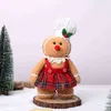 Decorazioni natalizie 30 cm bambola omino di pan di zenzero bambola di peluche di Natale bambola decorazione dell'albero di Natale regalo di Capodanno per bambini 2023 Decorazione natalizia in famiglia x1020