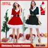 Costumes de Cosplay du père noël, robe Miss Claus à la mode pour femmes, vêtements de noël, carnaval, fête du nouvel an, tenues Sexy