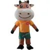 Desempenho vacas mascote trajes carnaval presentes de halloween unisex adultos fantasia jogos roupa férias ao ar livre publicidade outfit terno