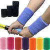 Wrist Support 2 Pcs Towel Sports Wristbands Tennis Sweat Bands Guard For Basketball Volleyball padel Fitness Sweatbands Wrap Cuff 231020