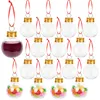 Christmas Decorations 16PC 50ML Bulb Decoration Ball Water Bottle Booze Filled Tree Ornaments Juice Bulbs Party Decor 231019