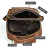 Ryggsäck Aetoo Retro Crazy Horse Skin Men's For Business Travel 15 "Computer Leather Bag