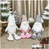 Christmas Decorations Gnome 2023 Faceless Doll Merry For Home Ornament Happy Year 2024 Noel Xams Drop Delivery Garden Festive Party S Dh4B7