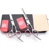 Scissors Shears Hair Scissors Purple Dragon 6" Stainless Barber Shears Cutting Shears Thinning Scissors Set Salon Hairdressing Scissors Z1001 231019