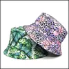 Wide Brim Hats Ldslyjr Cotton Print Two Sides Wear Bucket Hat Fashion Joker Outdoor Travel Sun Cap For Men And Women 141 Drop Delivery Dhmqc