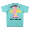 T-shirts Vertabrae Shirt Tee Hip Hop Mannen 18.00 uur Meisje Gedrukt Groene Korte Mouwen Street Designer Tee Zomer