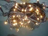 Christmas Decorations 220 V Incandescent Rice Bulb PVC Cable Light String Black Transparent Indoor &Outdoor Use Holiday Decoration