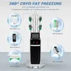 Cryo graisse gel 360 cryolipolyse 5 poignée cellulite réduire cryothérapie perte de poids cryo corps mince machine