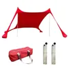 Tentes et abris Tente de plage extérieure abri solaire abri de Camping tentes coupe-vent auvent de plage tentes UPF50 tente familiale Portable pour Bea 231018