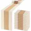 Tafelloper Gratis door UPS 10 Stuks 30x275 cm Jute Jute Kant Rustieke Hessische Voor Bruiloft Craft Party decoraties 231019