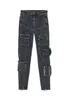 SuperAen Damen-Jeans, modische Cargohose, Frühling, Sommer, 2023, Stil, Tasche, hohe Taille, elastische Denim-Leggings