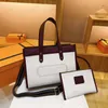 High-quality designer new handbag purse ladies shoulder bag Tote bag Messenger bag two-piece set*KC06