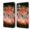 Schmetterling PU Leder Brieftasche Hüllen für Samsung S24 Ultra Plus A05S A15 MOTO G14 G54 Xiaomi 14 13T pro Redmi 13C Liebe Herz Blume Feder Halter Kartensteckplatz Flip Cover Tasche