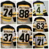 CUSTOM Boston''Bruins''Jerseys Brad Marchand David Pastrnak Charlie McAvoy Tuukka Rask Jake DeBrusk Bobby Orr Hockey Taylor Hall Black White