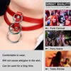 Hanger Kettingen Harajuku Pu Lederen Harnas Choker Ronde Kraag Bondage Goth Voor Vrouwen 2023 Riem Ketting Punk Trendy Rock Sexy Gothic