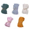 Couvertures bébé mousseline coton doux couverture de réception nourrissons 4 couches de gaze