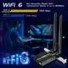 Wi Fi Finders Edup 1800Mbps Wifi 6 PCIE Bluetoothアダプター2 4G 5GHzネットワークカード802 11AX AC MU MIMO for Desktop 231019