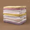 Couvertures 3Pack Couverture de coton Couverture de bain Swaddles Wrap Quilt Poussette Bébé Muslin Réception pour tout-petit né A2UB