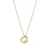 디자이너 ISM 클래식 인기있는 S Sterling Sier Love Collection Pop Collarbone Diamond Necklace 발렌타인 데이 선물 상자