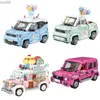 الكتل Mini Car Building Build SPEED SPEED OR-ROAR-ROAD CAR 3D Model Assembly Kit DIY Children's Toy Toy Boy Gift R231020 Best Quality