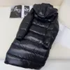 Mens Designer Jacket Parker Coat Womens förtjockad Down Jacket Medium Längd Huven Parkas Smooth Winter Ultra tjock vit Duck Windbreaker