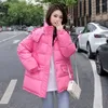 Women's Trench Coats H Women Big Pocket Loose Hooded Short Coat Jackets Autumn Winter Female Thicken Warm Parka Casual Solid Color Outwear
