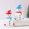 2PCS Girl's Hand-Helled New Night LED LED, ozdoby świąteczne ozdoby, Luminous Snowman Pendant Aranspection