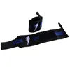 2pack Weight lifting Wrist Wraps 18" Professional Quality Wrist Support with Heavy Duty Thumb Loop