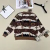 Designer high version spot match color hot drill senior Tiktok network red burst retro fashion sweater woman