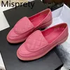 Zapato de vestir plano punta redonda resbalón en damas perezoso diseñador diseñador mocasines femeninos cómodo caminar causal para 231019