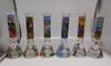 Smoke Pipes Hookah Bong Glass Rig Oil Water Bongs cartoon printed glass hookah bottle