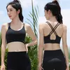 Women's Tanks Sports Bra For Women Beauty Back Underwear Fitness Outerwear Running Without Steel Ring Gather Shockproof