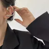 Brincos de argola vintage cobra envoltório gancho de orelha de aço inoxidável para mulheres acessórios góticos clipe na tendência feminina 2023