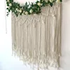 Wandtapijten Grote Macrame Muuropknoping Boho Tapestry Geweven Boheems Boven Bed Decor Bruiloft Kerst Achtergrond Decoratie 231019