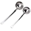 Spoons 1PC 2 In 1 Soup Spoon With Filter Colander Scoop Stainless Steel Long Handle Cooking Tools Kitchen Accessories OK 0844