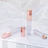 Tubi per lucidalabbra in oro rosa da 5 ml Contenitore cosmetico vuoto fai-da-te Bottiglie riutilizzabili Bottiglia di stoccaggio per rossetto liquido Vuoto in plastica quadrata SN879