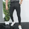 Tracksuit Trousers For Men Men's Casual Slim Fit Skinny Business Formal Suit Dress Pants Slacks Trousers Black Mens Sweatpant252L