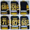 피츠버그 '펜 투 인의 크로스비 Evgeni Evgeni Malkin Hockey Jersey Custom Men Women Kids Kris Letang Jeff Carter Mikael Granlund Jake Guentzel