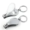 Keychains 100Pcs Multifunctional Nail Clipper Bottle Opener Carbon Steel Cutter Scissors Manicure Tools Keyring