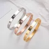 Nail Bracelet Designer Charm Jewelry Fashion Classic jewelry stainless diamond bracelet titanium steel ten lovers Christmas Gift