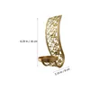 Ljushållare 2st Mellanöstern Style Hollow Exquisite Practical Wall Sconces Holder For Party Chandeliers