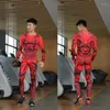 Men's Tracksuits Sports Bottoming Fast Drying Tight Suit Basketball Sanda Thai Boxing Fighting MMA Fitness Gym Mixed Martial Arts