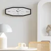 Relógios de parede Decoração Relógio Peças Sala de estar Presente Único Casa Elegante Mão Moderna Preto Branco Designer Wanduhr Decor